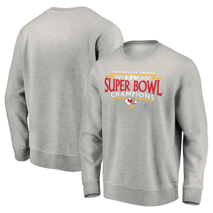 Men Kansas City Chiefs NFL Pro Line by Fanatics Branded Super Bowl LIV Champions Lateral Pullover Hoodie Black->kansas city chiefs->NFL Jersey